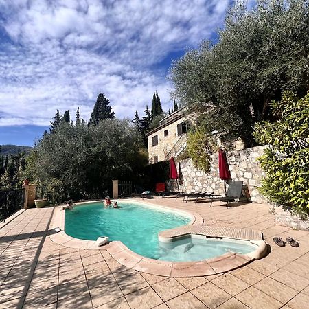 Entre Nice Et Monaco Grande Villa Avec Piscine Privee 12 Personnes Drap Extérieur photo