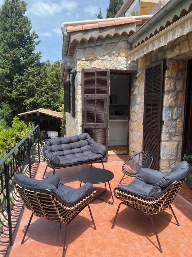 Entre Nice Et Monaco Grande Villa Avec Piscine Privee 12 Personnes Drap Extérieur photo