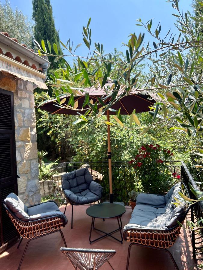 Entre Nice Et Monaco Grande Villa Avec Piscine Privee 12 Personnes Drap Extérieur photo