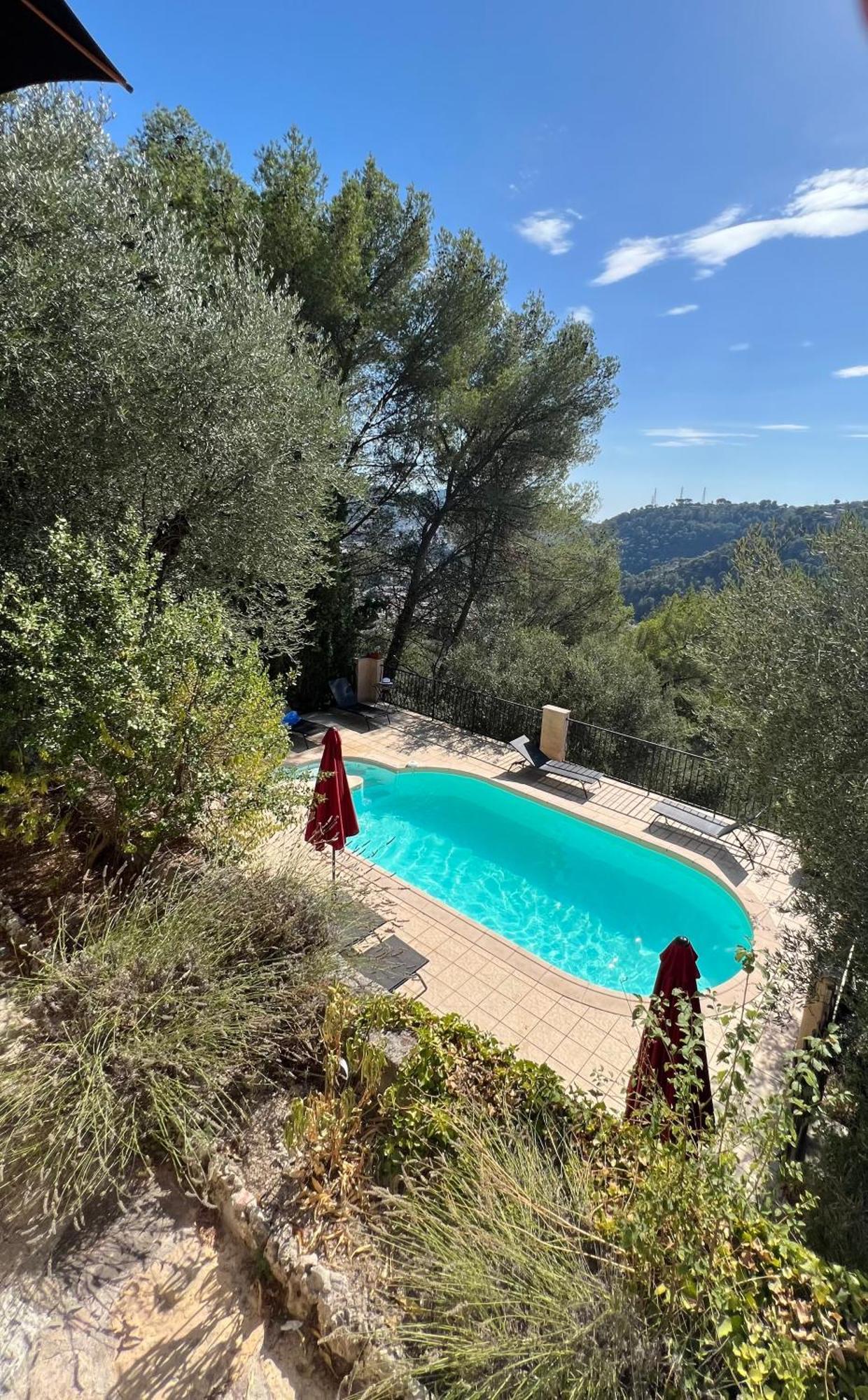 Entre Nice Et Monaco Grande Villa Avec Piscine Privee 12 Personnes Drap Extérieur photo